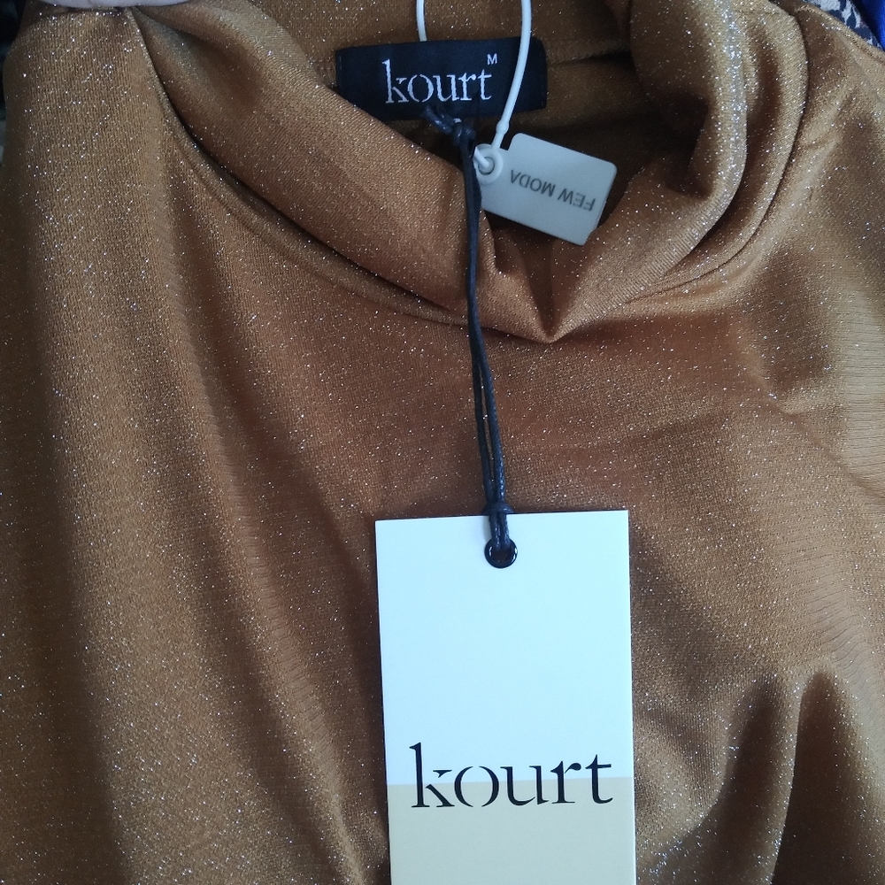 Kourt Westport Turtleneck Top Shimmery - Picture 4 of 6